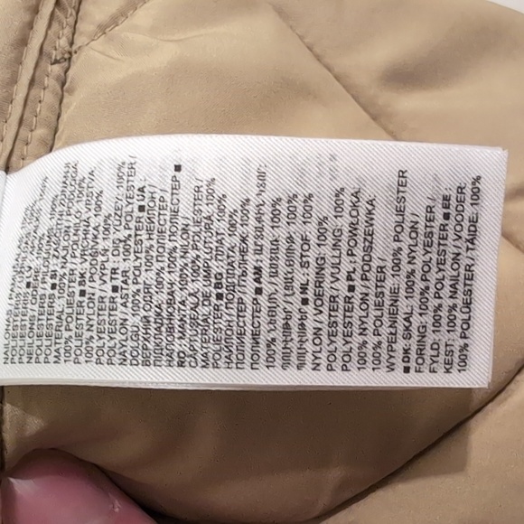 NWOT Mens GAP Recycled Quilted Bomber Jacket Army Green- Medium - Picture 6 of 6